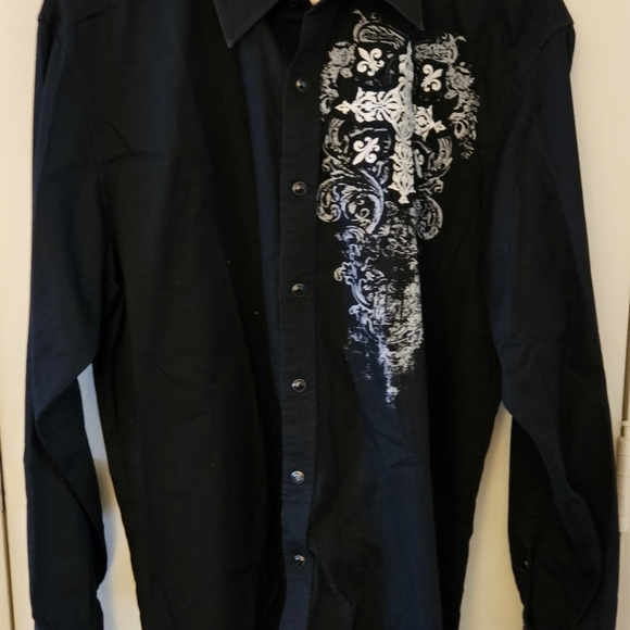 Rock & Roll Cowboy Men's Button down long-sleeved shirt - Picture 2 of 10
